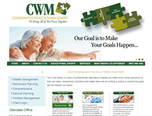 Tablet Screenshot of cwmadvisor.com